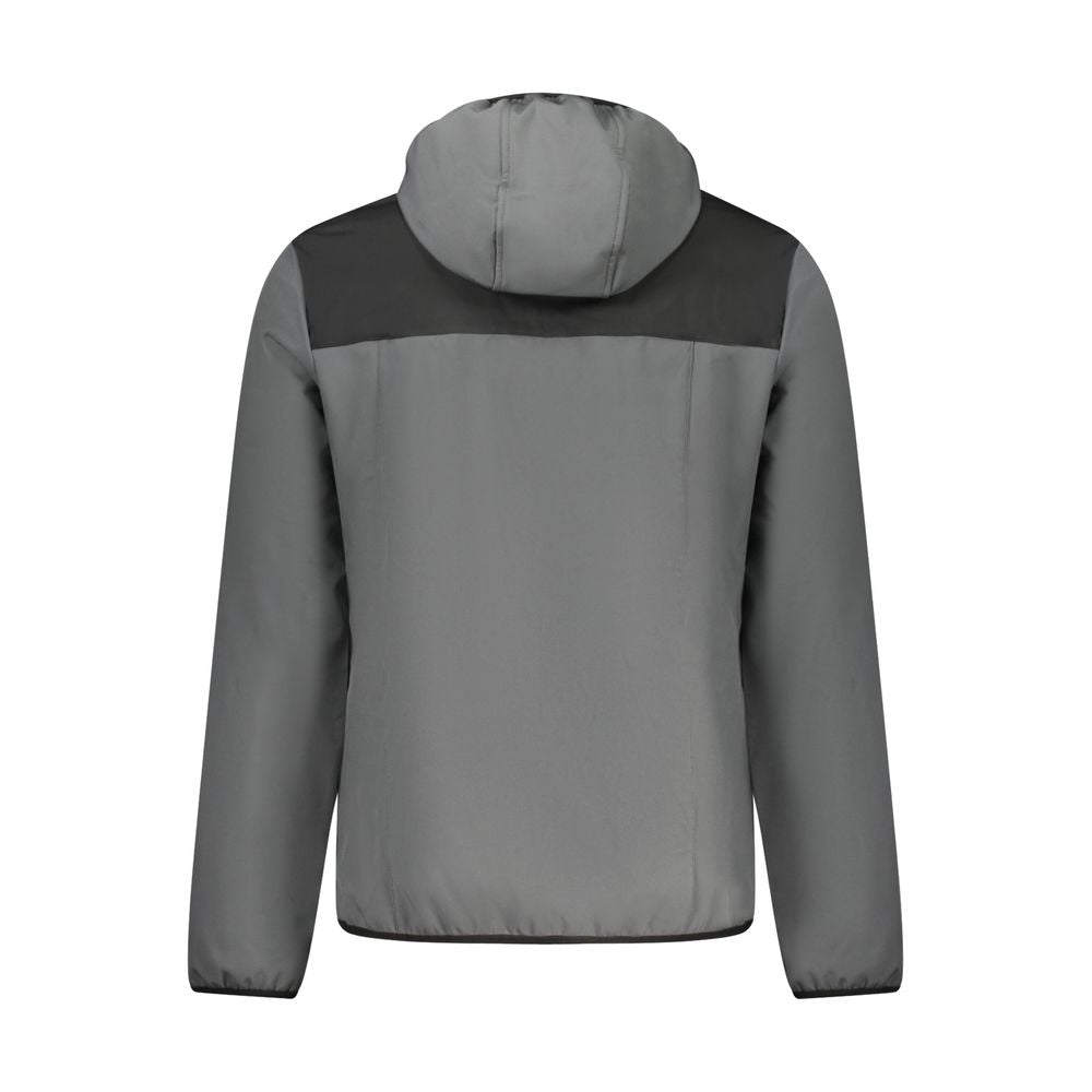 Grigio Polyester Men's Jacket