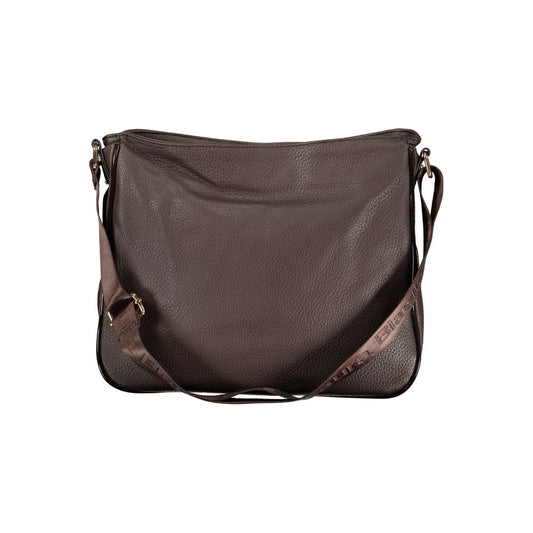 Marrone PVC Women Handbag