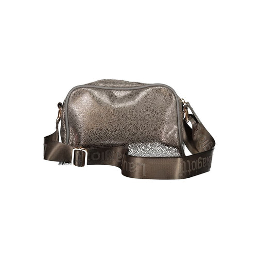 Gray Polyester Women Handbag