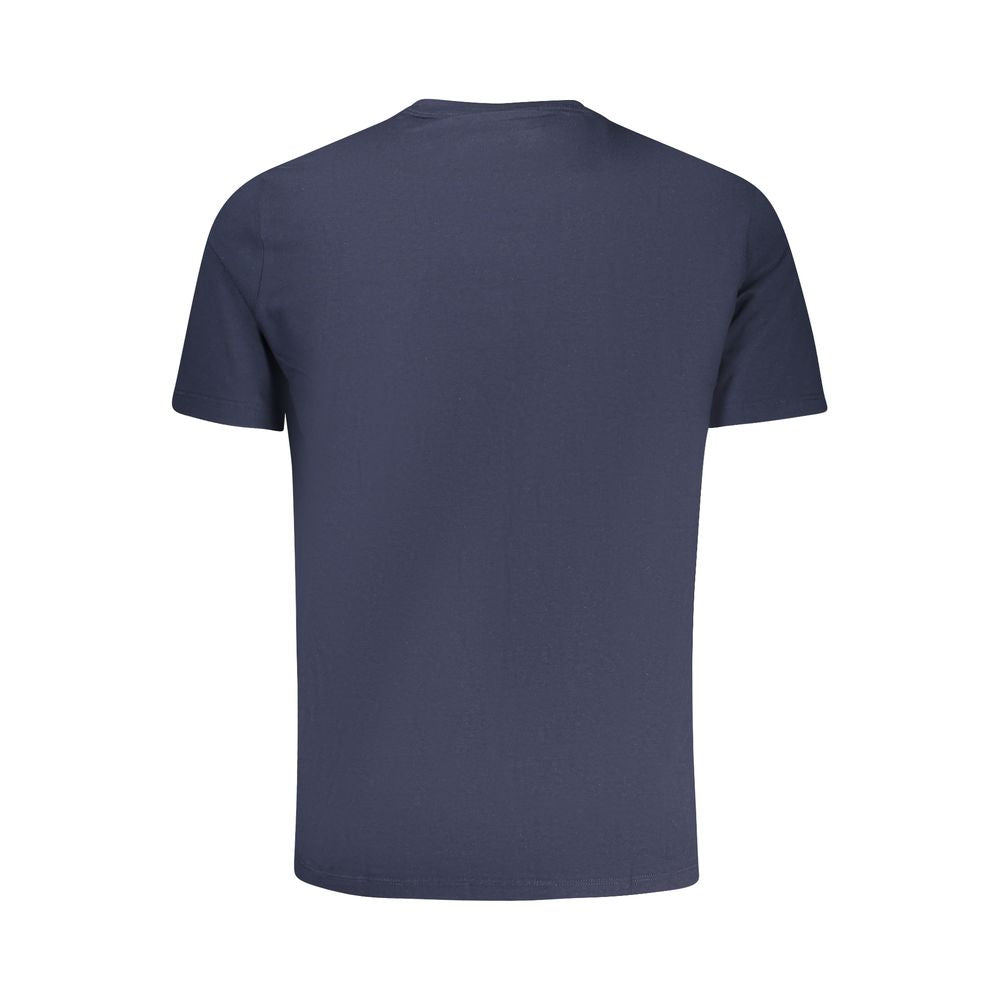 Blue Cotton Men's T-Shirt