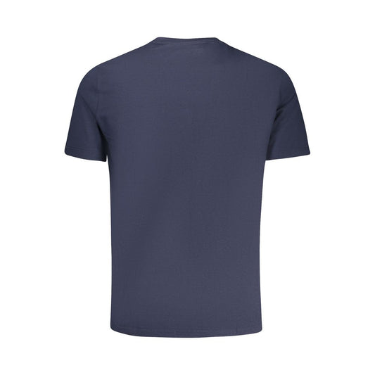 Blue Cotton Men's T-Shirt