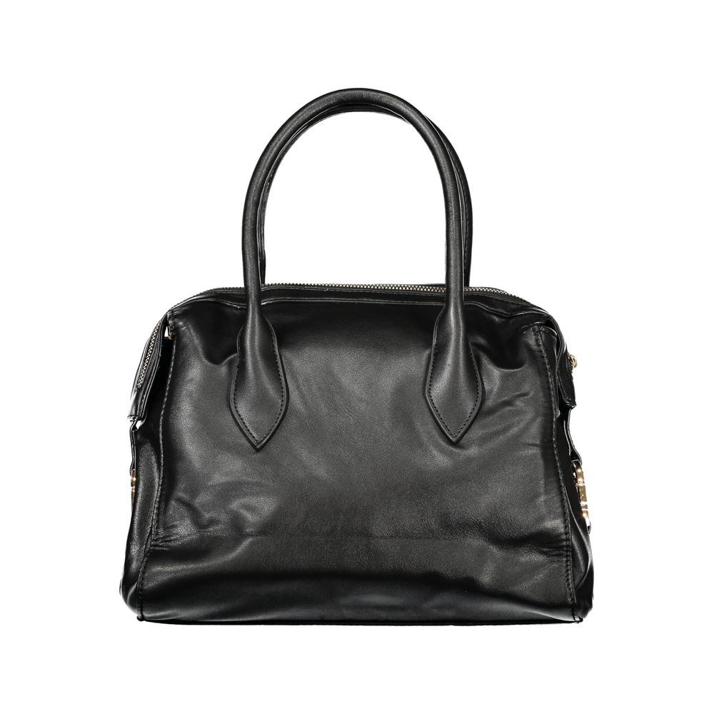 Black PVC Women Handbag