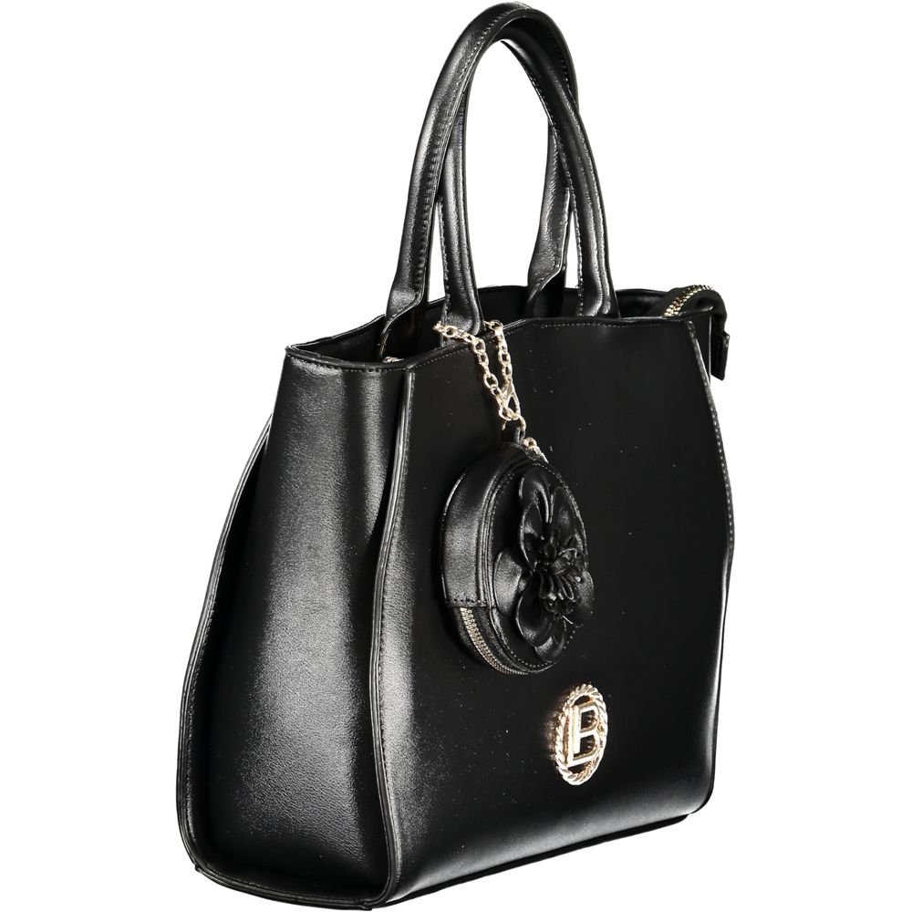 Black PVC Women Handbag