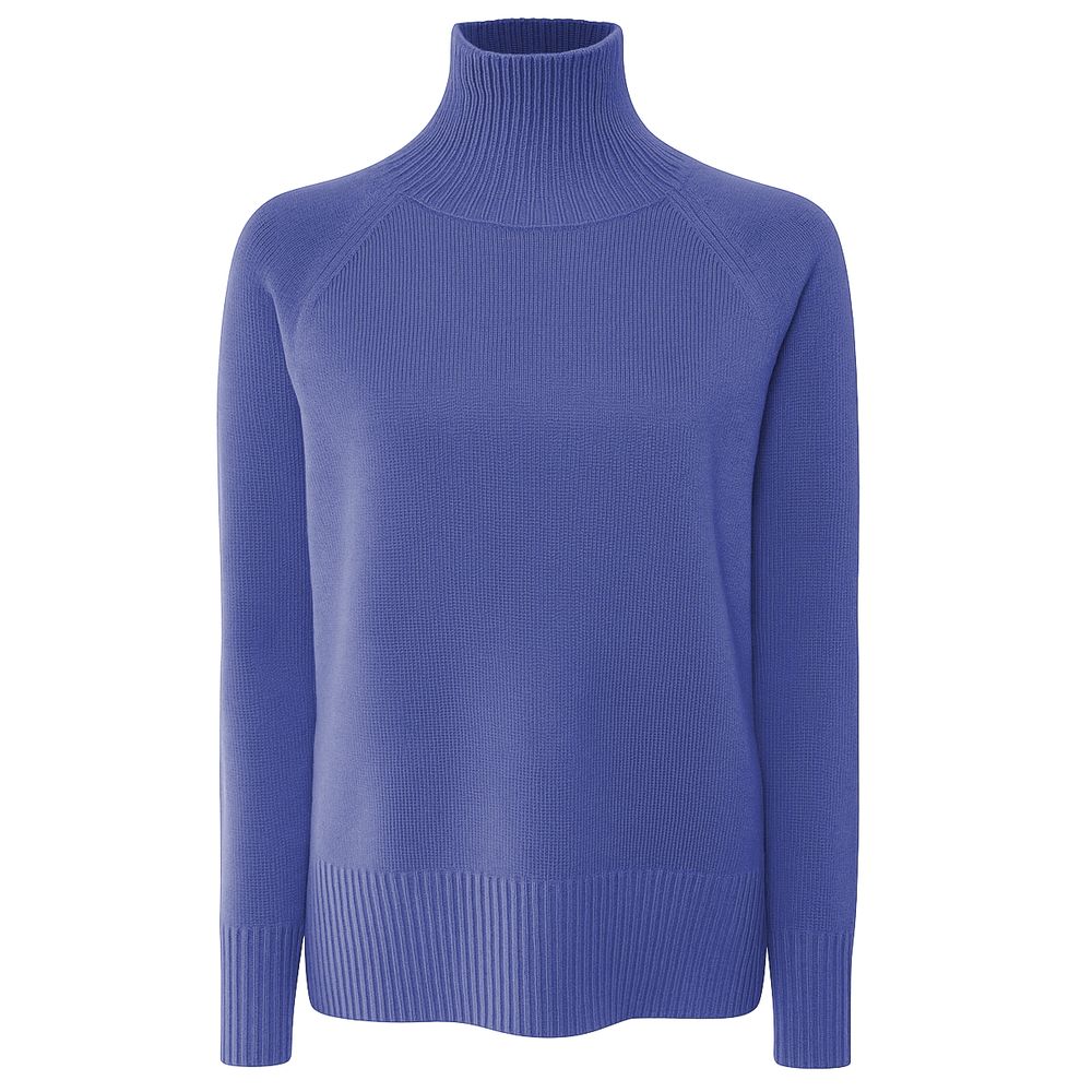 Blue Cashmere Women Sweater