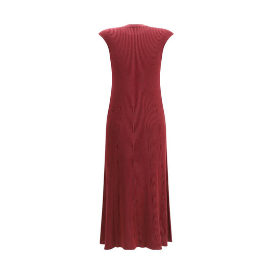 Bordeaux Cashmere Casual Dress