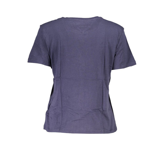 Blue Cotton Women's T-Shirt