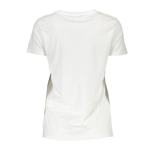 White Cotton Men T-Shirt
