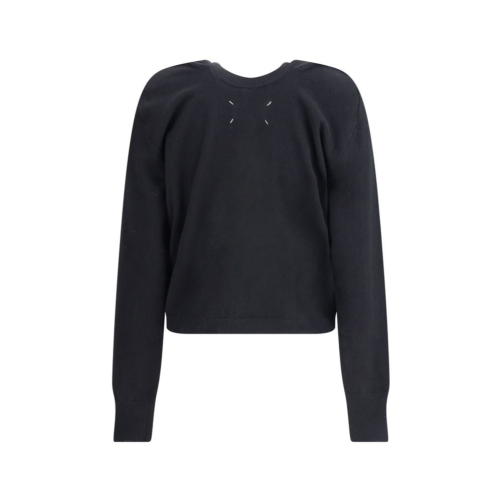Black Wool Sweatshirt
