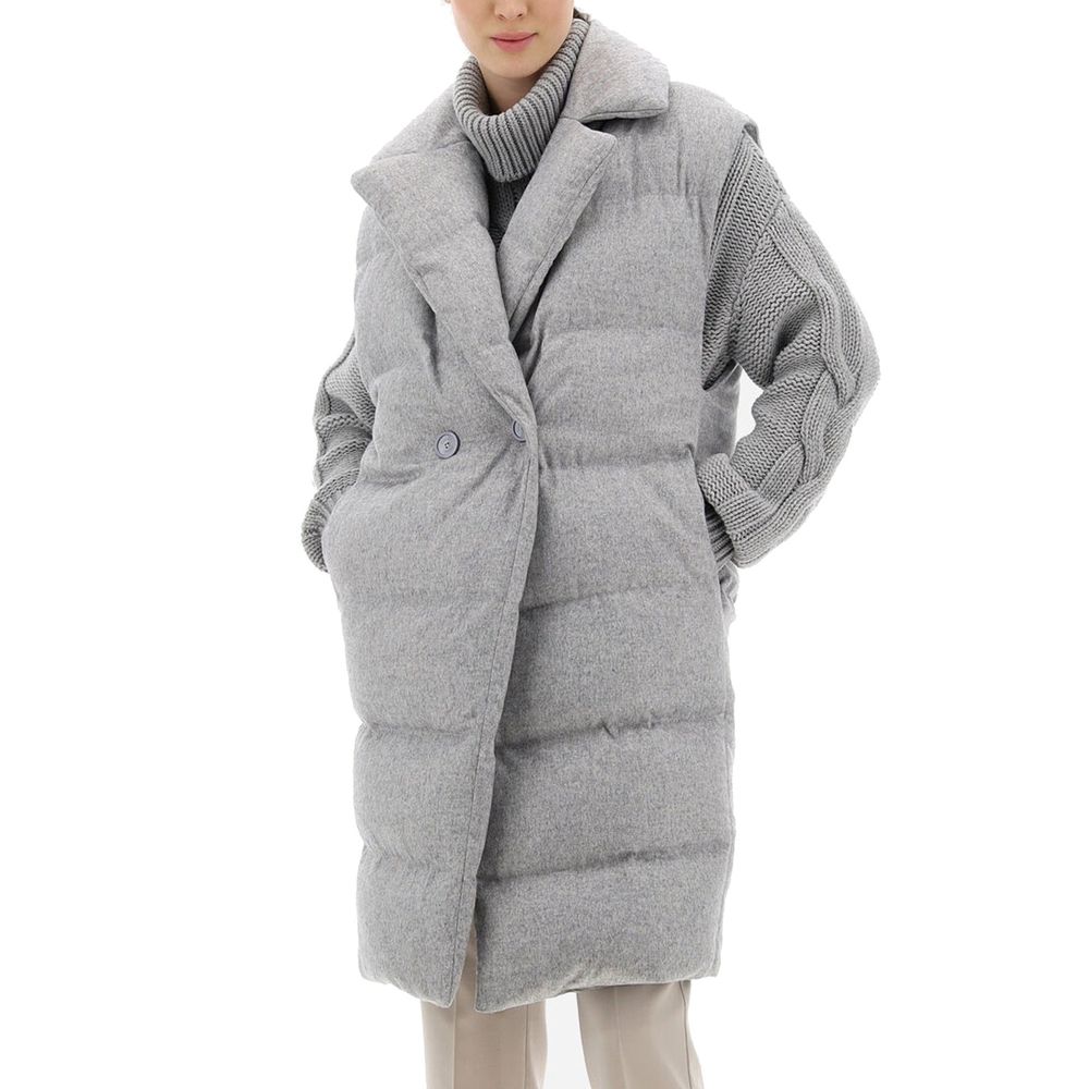 Gray Cashmere Coat