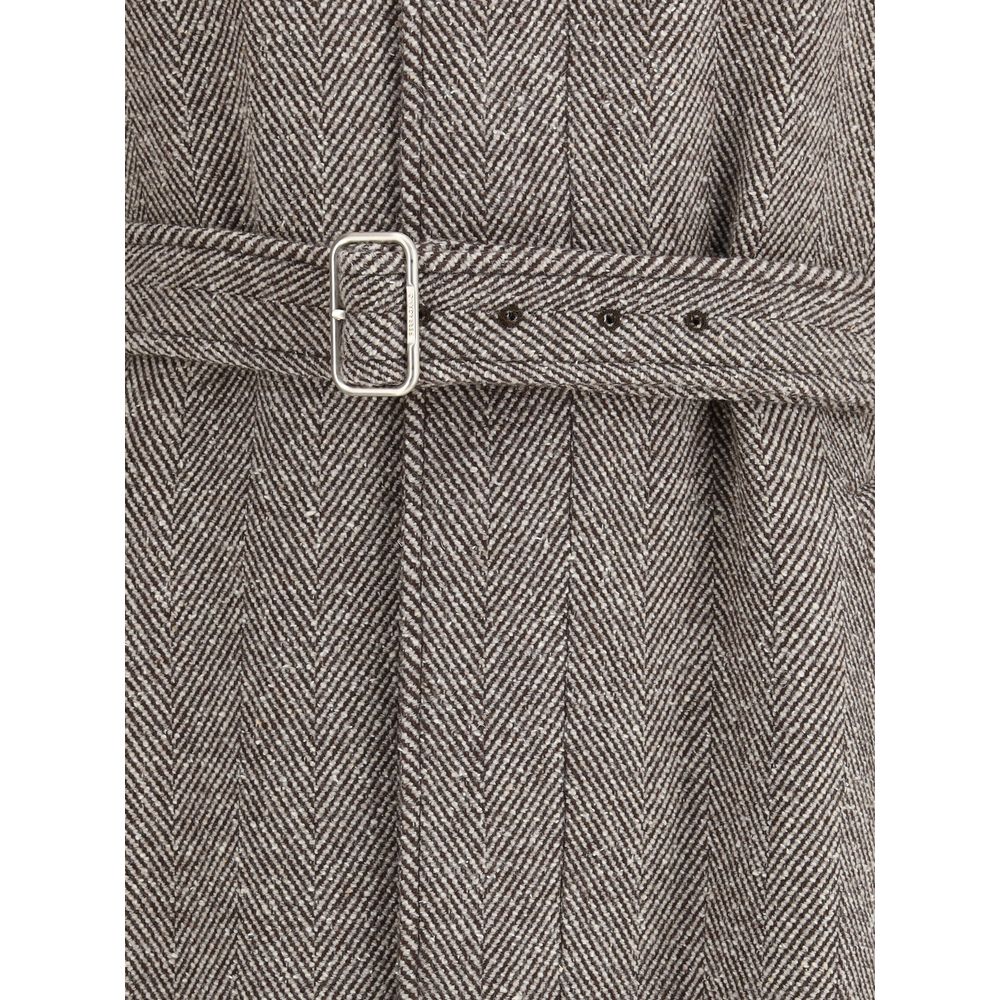 Beige Wool Coat