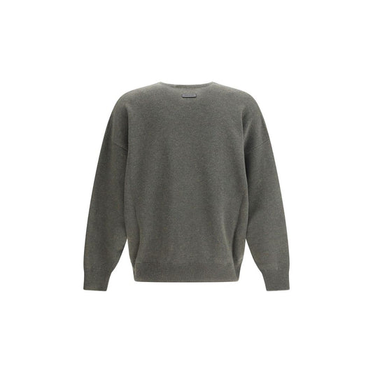 Black Fleece Wool Sweatshirt
