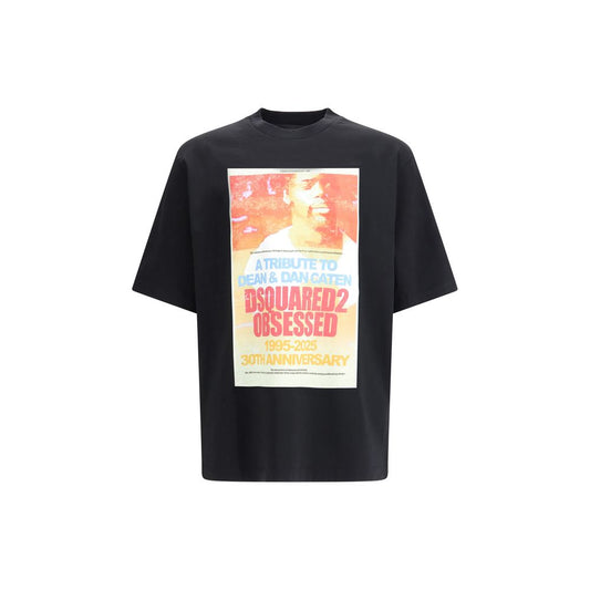 Black Cotton T-Shirt