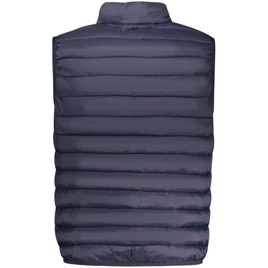 Blue Polyamide Men Jacket