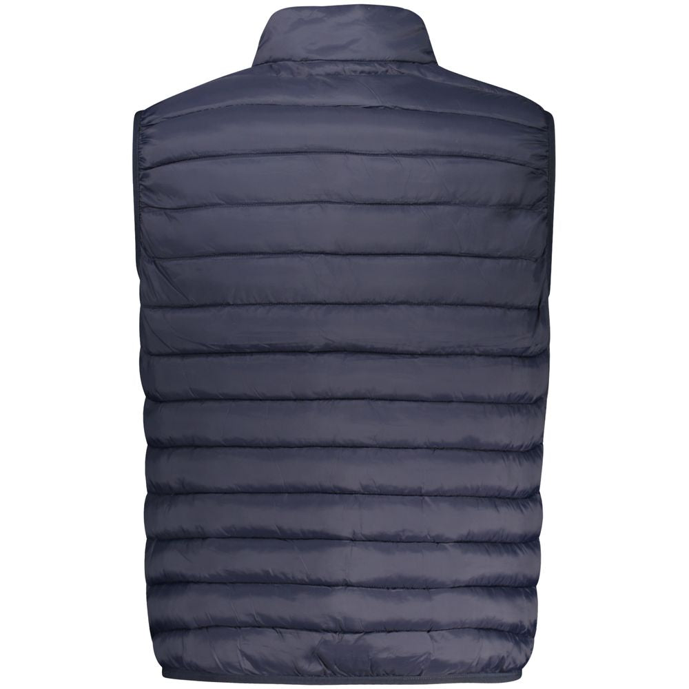 Blue Polyamide Men Jacket