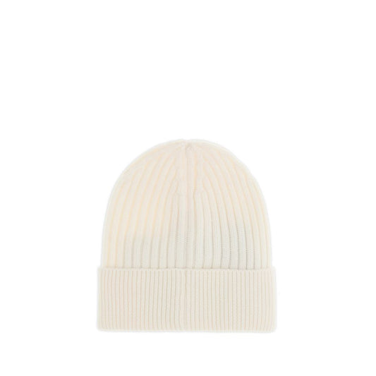 Cream Fleece Wool Beanie