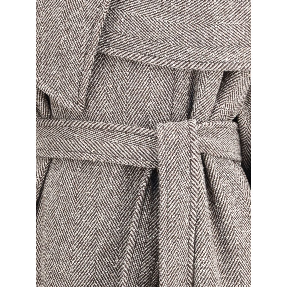 Oversized asymmetric Coat