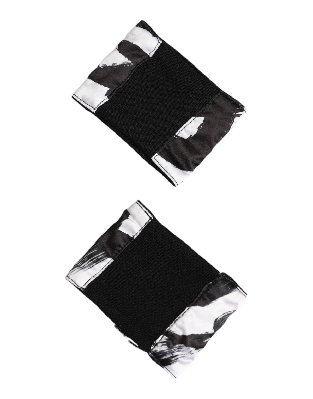 Black White DG Logo Silk 1 Pair Wristband