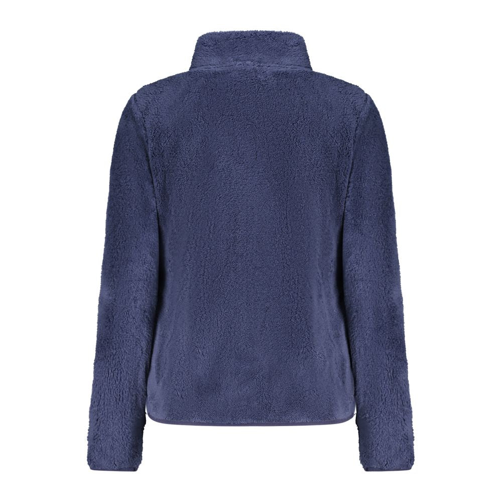 Blu Polyester Woman Sweatshirt