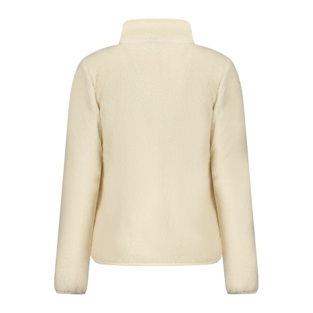 White Polyester Women Sweater