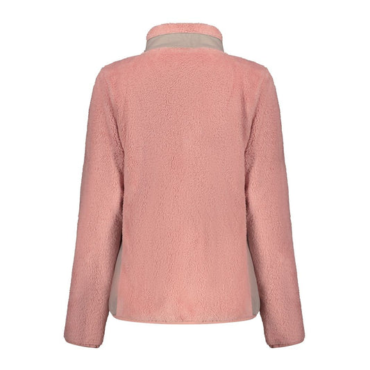 Pink Polyester Women Sweater