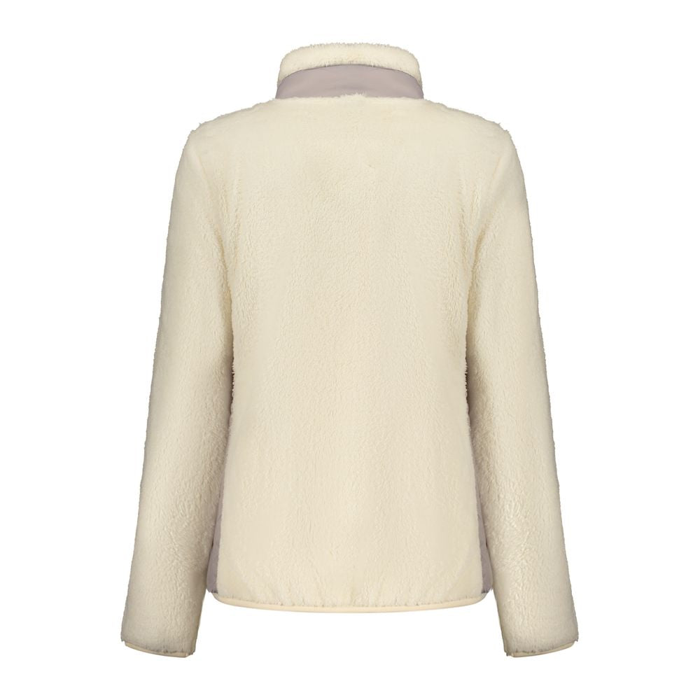 Bianco Polyester Woman Sweatshirt