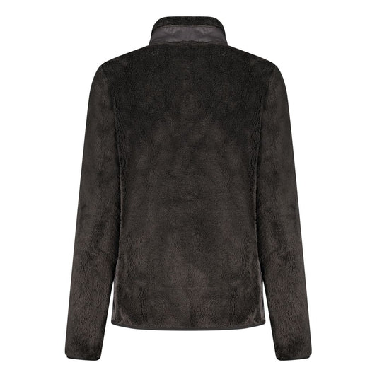 Black Polyester Women's Sweatshirt