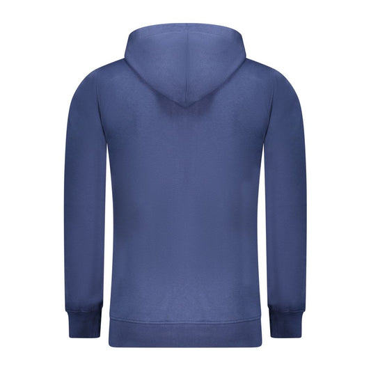 Blue Cotton Men's Hoodie