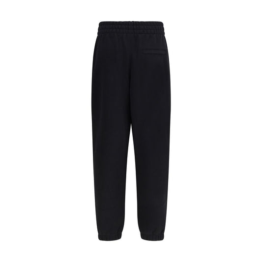 Black Cotton Joggers (Workout Pants)