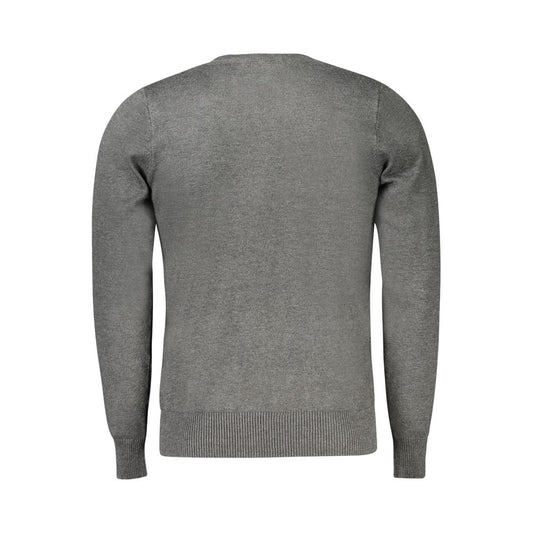 Black Cotton Men's Sweatshirt