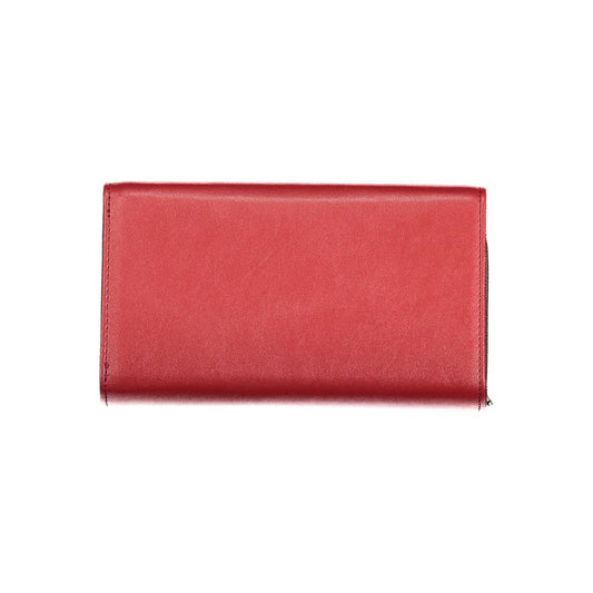 Rosso Polyurethane Women Wallet