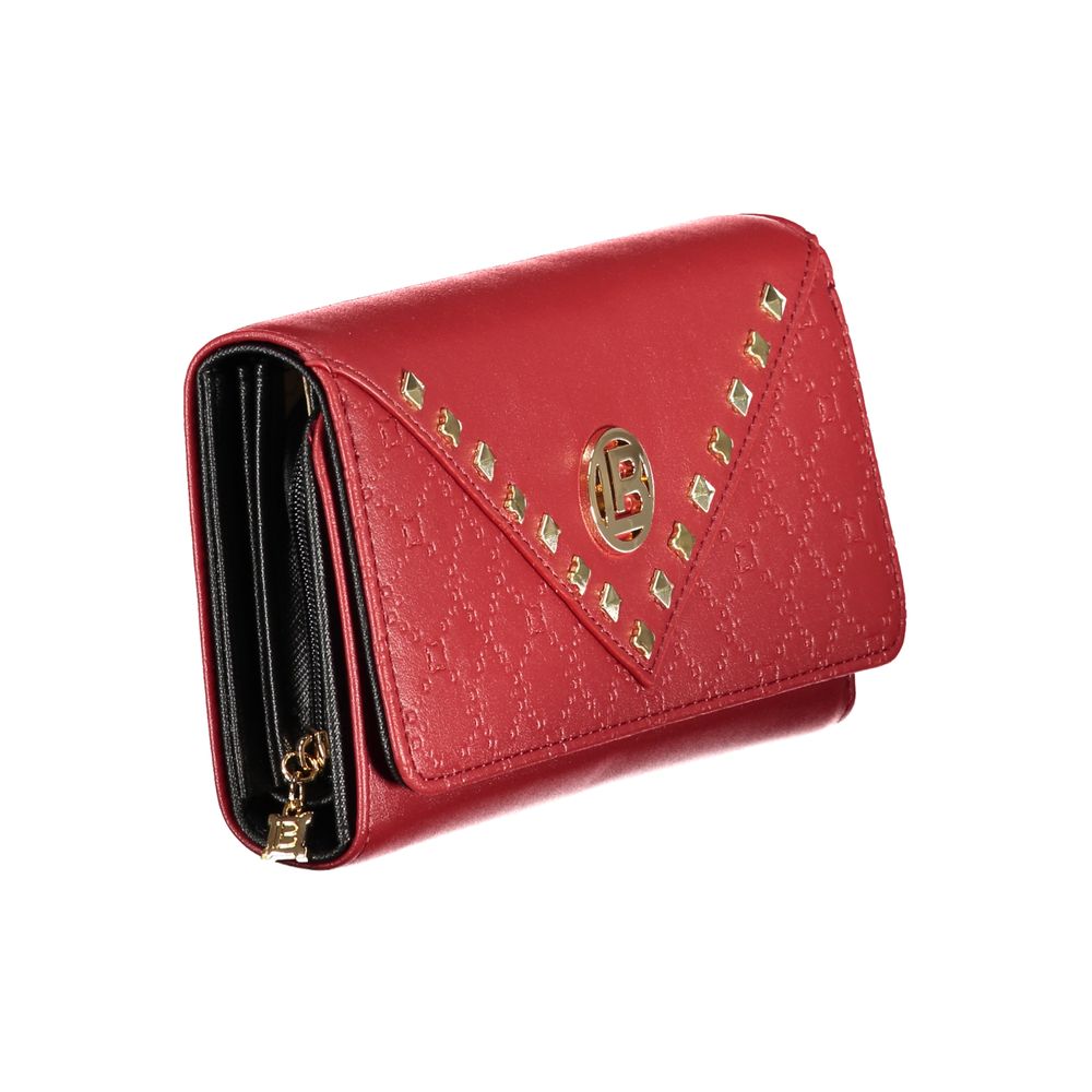 Rosso Polyurethane Women Wallet