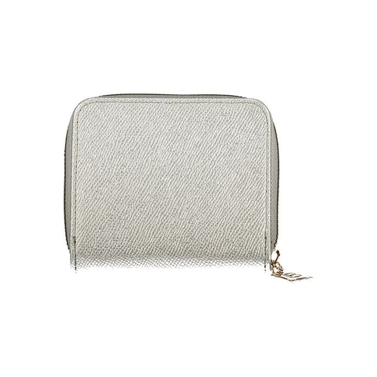 Grigio Polyurethane Women Wallet