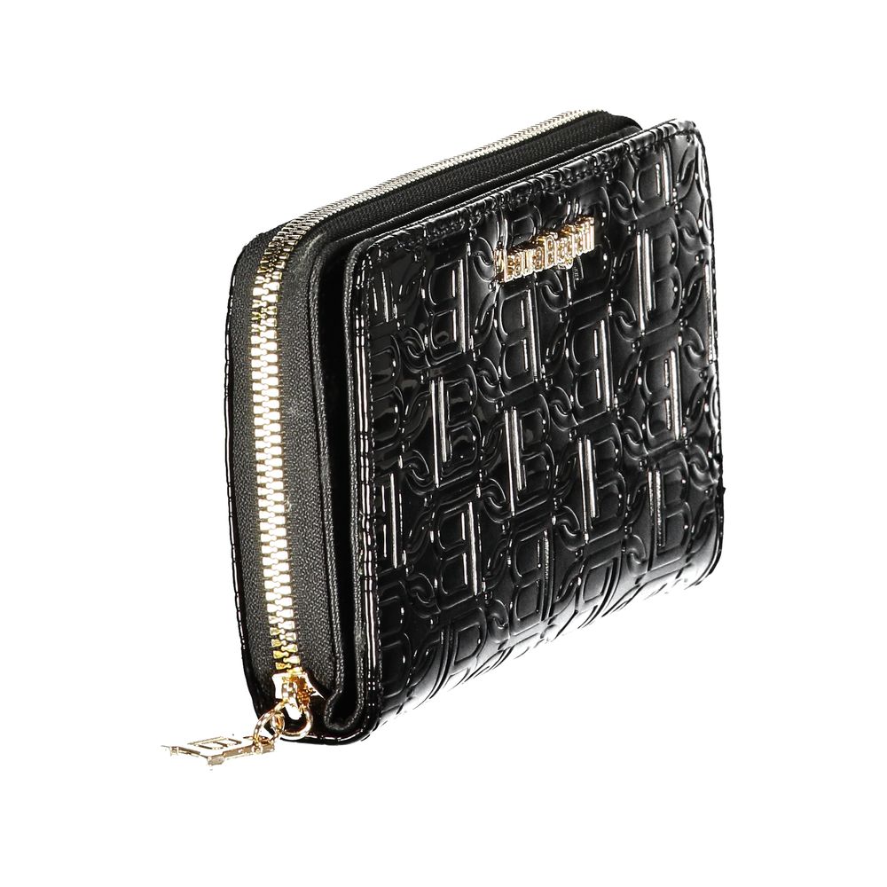 Nero Poliuretano Women Wallet