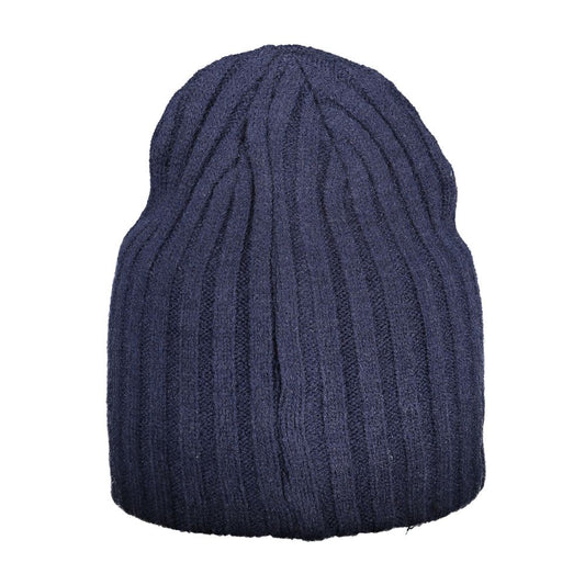 Blue Polyester Men Cap