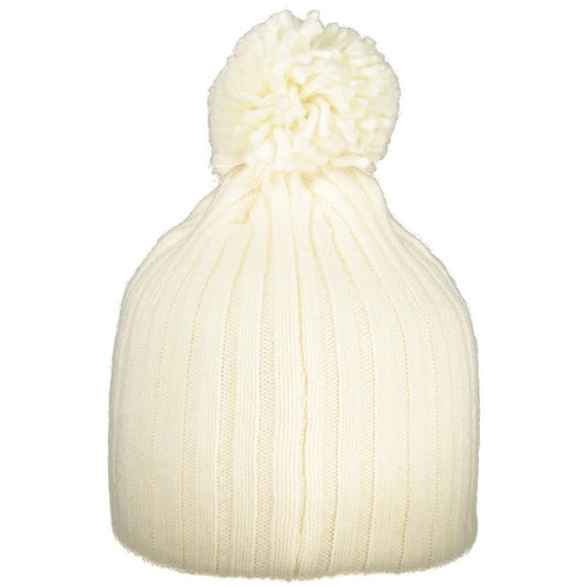 White Polyester Women Hat