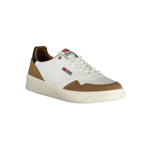 Bianco Polyurethane Men Sneaker