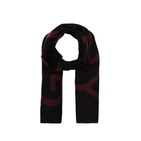 Black Virgin Wool Scarf