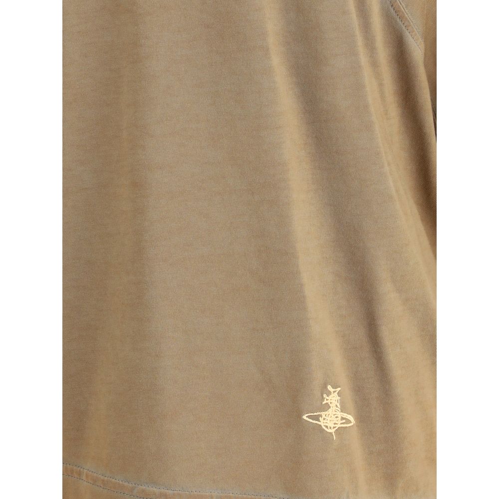 Brown Cotton T-Shirt