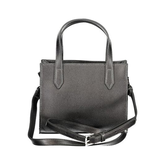 Gray Polyurethane Women's Bag