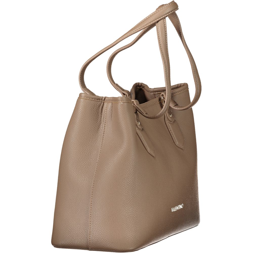 Brown Polyethylene Handbag