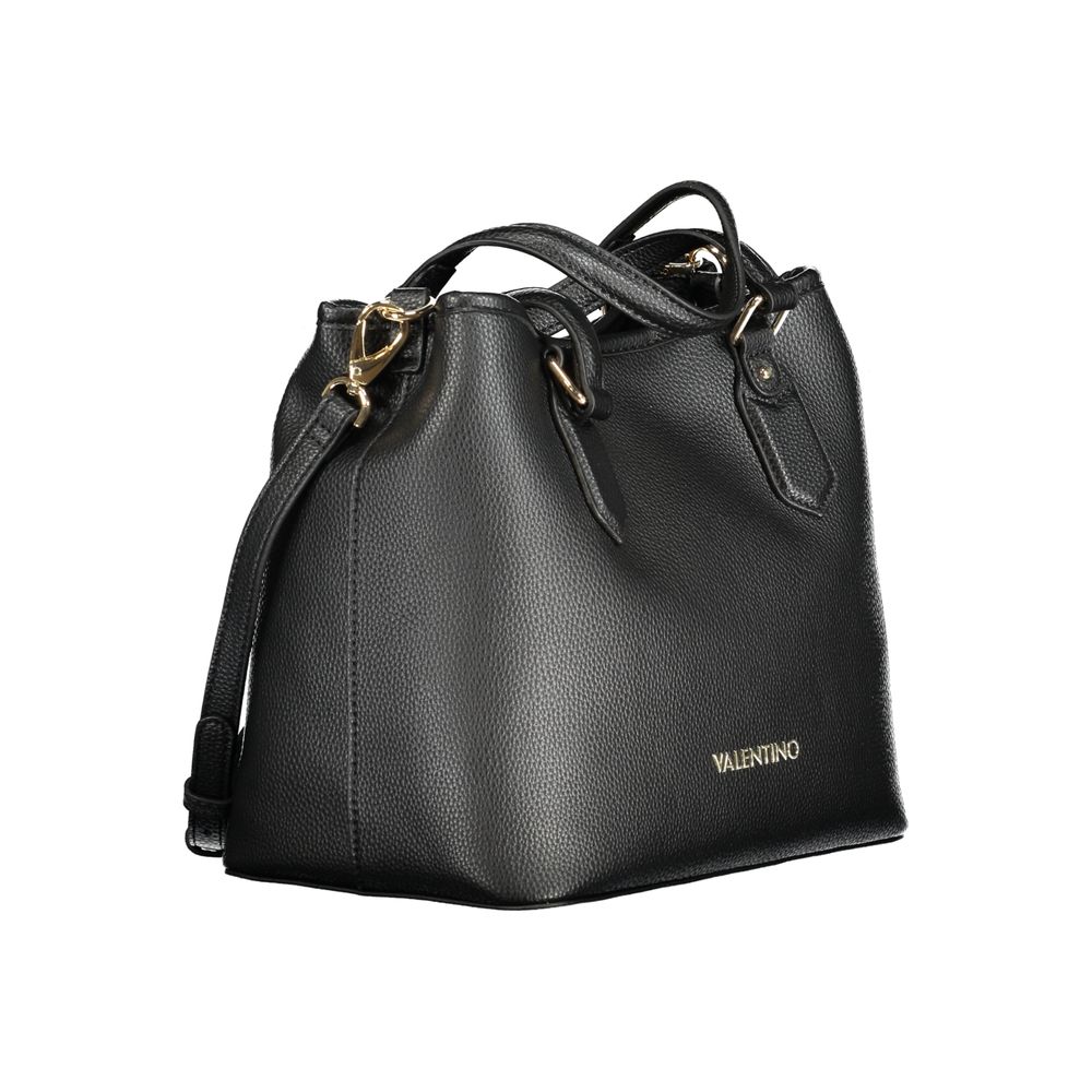 Nero Polyurethane Women Handbag