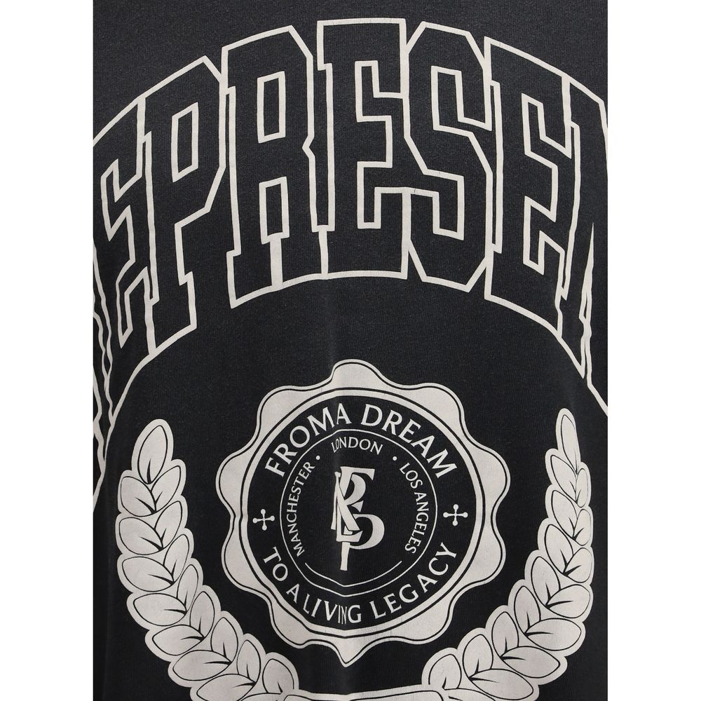 Gray Cotton Long Sleeve T-Shirt