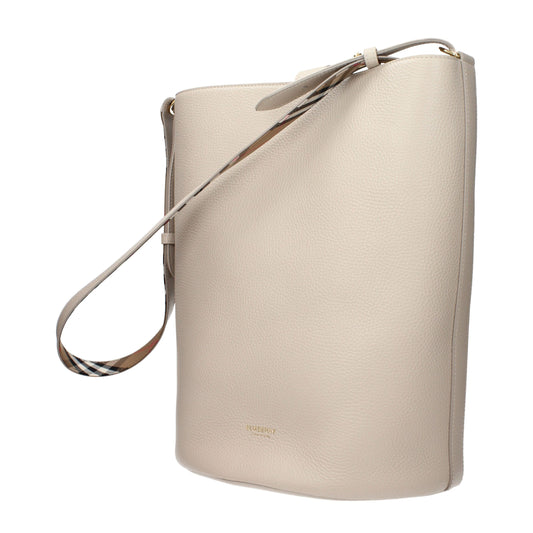 Beige Leather Handbag