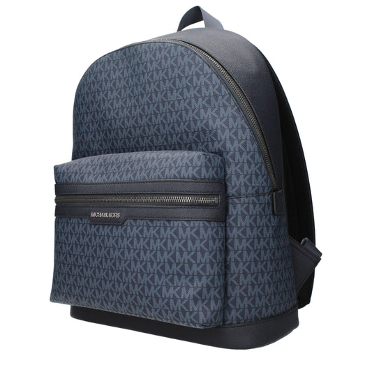 Blue Fabric Backpack