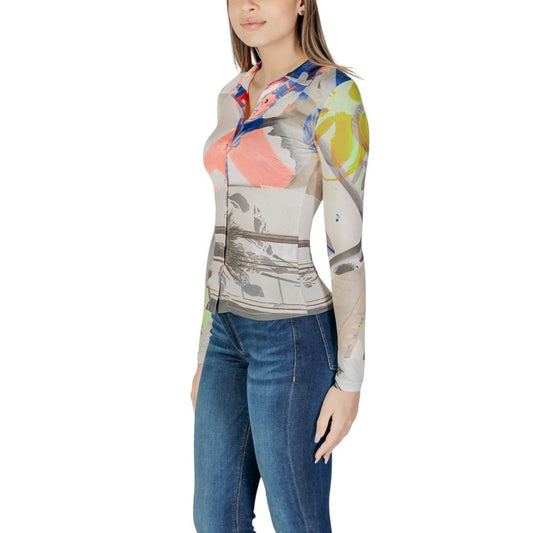 Multicolor Polyester Blouse