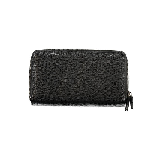 Nero Poliuretano Women Wallet