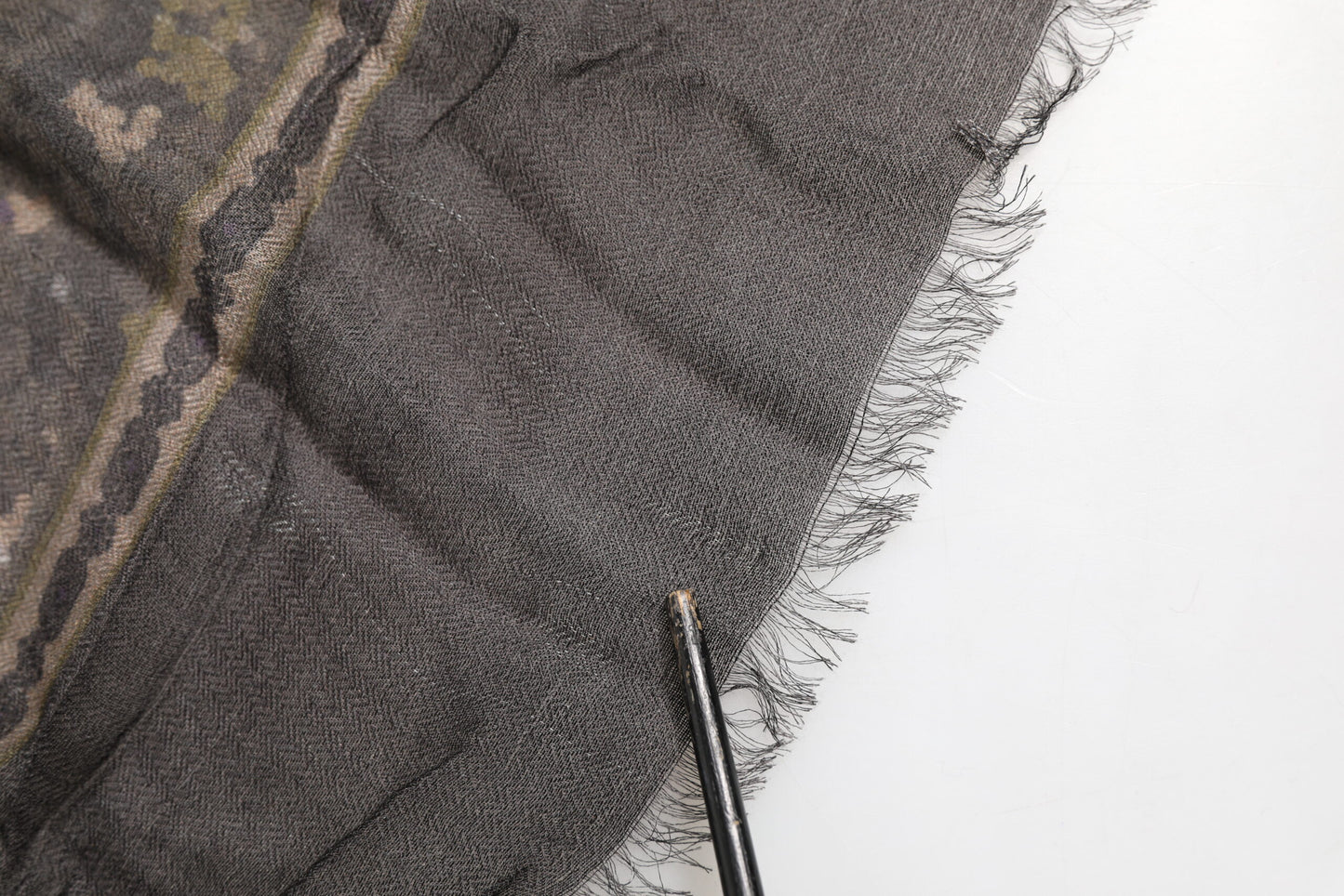 Multicolor Camouflage Fringes Modal Foulard Scarf