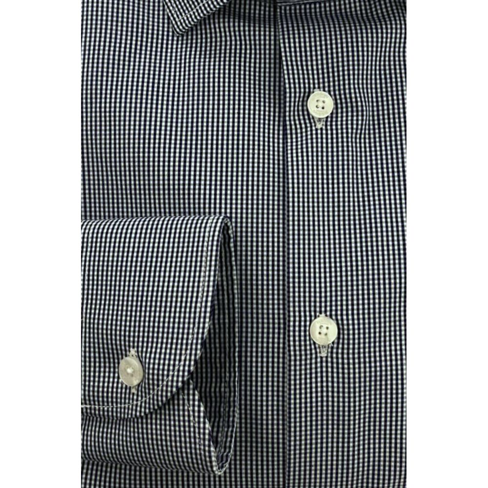 Blue Cotton Men Shirt