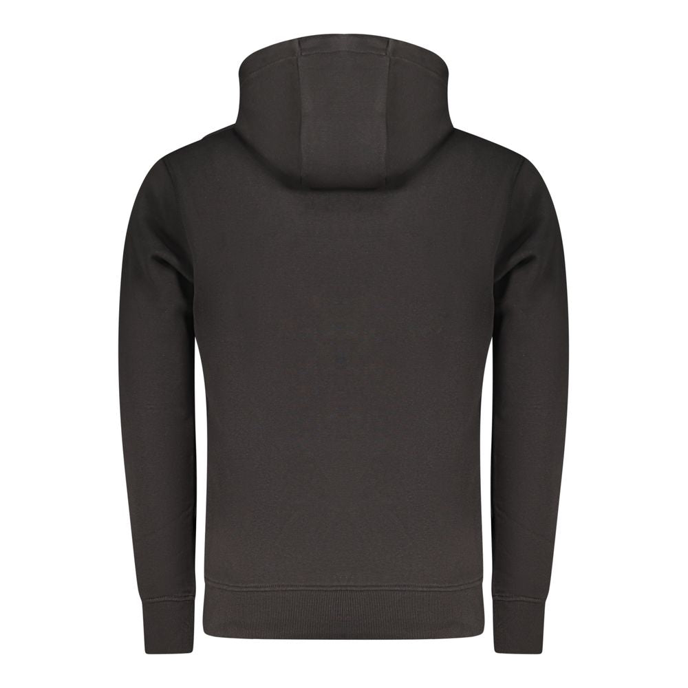 Black Cotton Men's Sweatshirt