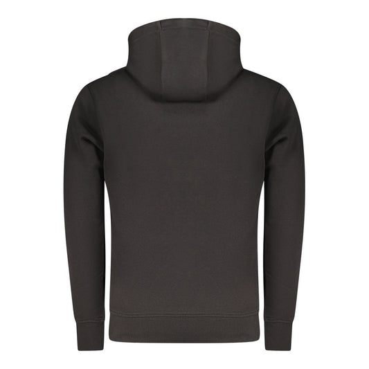 Black Cotton Men's Sweatshirt